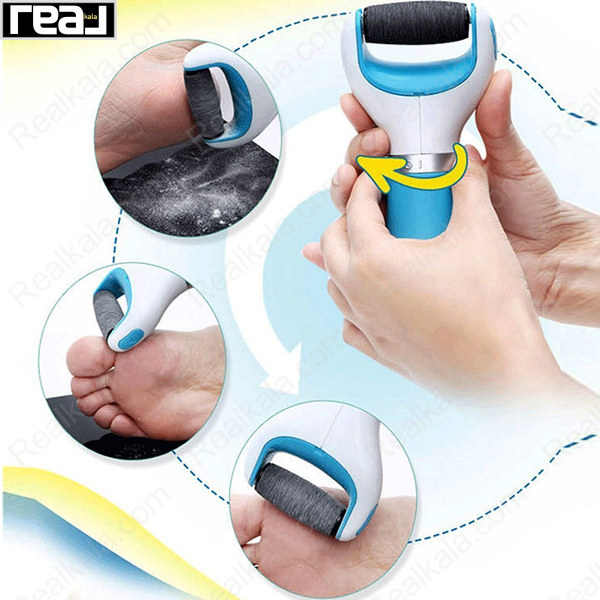 تصویر  سوهان باتری خور کف و پاشنه پا شول Scholl Velvet Smooth Electronic Foot File