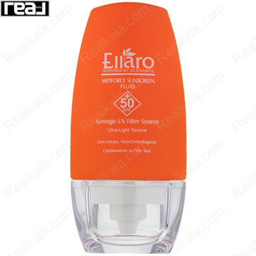 تصویر  فلوئید ضد آفتاب وت فورس الارو مدل اولترا لایت Ellaro Wetforce Sunscreen Fluid SPF50