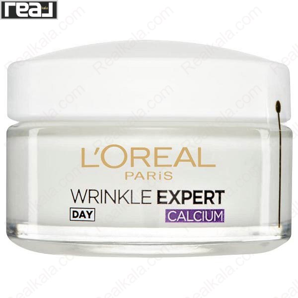 کرم روز ضدچروک لورال Wrinkle Expert 55+ Calcium 50ml