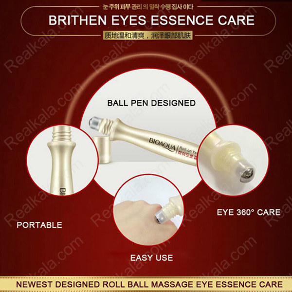 تصویر  سرم تخصصی دور چشم ماساژوردار بیو آکوا BIOAQUA Roll Ball Eye Cream Essence
