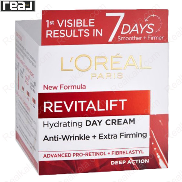 بسته‌بندی کرم روز رویتالیفت Revitalift Day SPF30