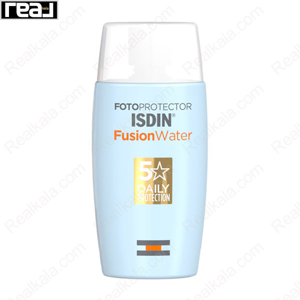 بطری ضدآفتاب ISDIN Fusion Water SPF50 با فرمول سبک و محافظت پنج‌ستاره روزانه