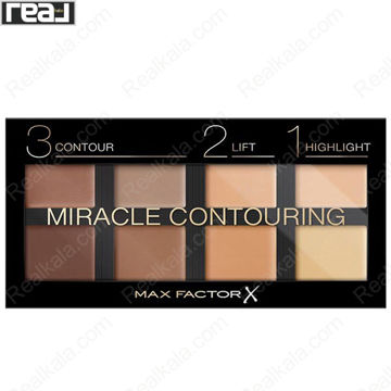 تصویر  پالت کانتورینگ 8 رنگ مکس فکتور (فاکتور) مدل میراکل Max Factor Miracle Contouring Palette