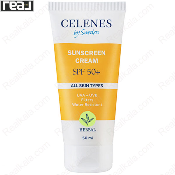 کرم ضد آفتاب سلنس مدل Herbal SPF 50+ با حجم 50 میل