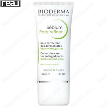 تیوب کرم Bioderma Sébium Pore Refiner حجم 30 میل برای کاهش ظاهر منافذ باز