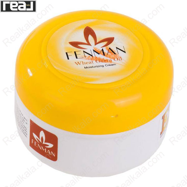 کرم مرطوب کننده فنمن با روغن جوانه گندم و ویتامین E برای نرمی و تغذیه پوست