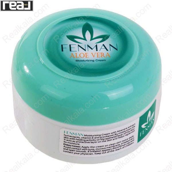 کرم مرطوب کننده فنمن با آلوئه ورا برای آبرسانی و لطافت پوست