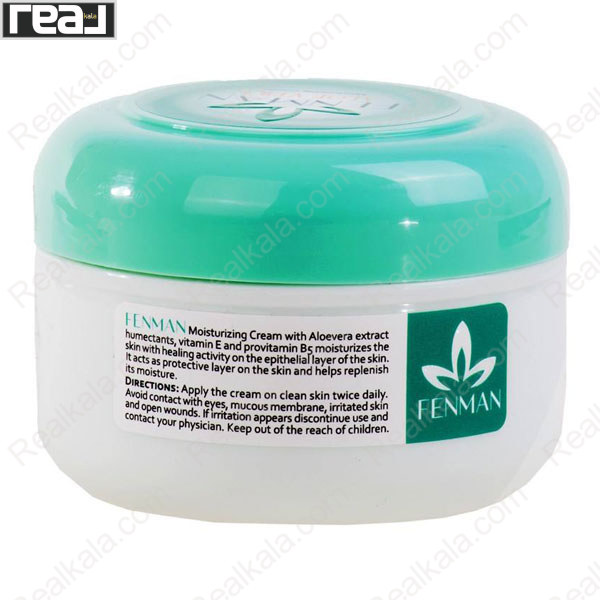 تصویر  کرم مرطوب کننده فنمن آلوئه ورا آبرسان پوست Fenman Aloe Vera Moisturizing Cream