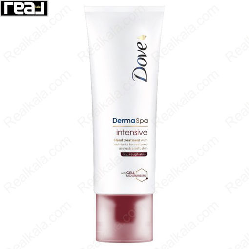 کرم دست داو مدل درما اسپا مناسب پوستهای زبر و خیلی خشک Dove DermaSpa Intensive Hand Cream