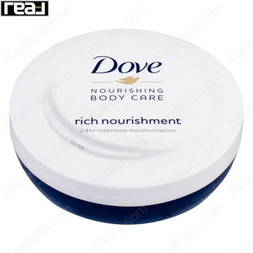 کرم بدن داو Nourishing Body Care Rich Nourishment با آبرسانی 24 ساعته و بافت غنی 150 میل