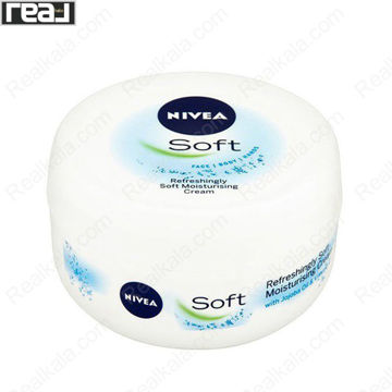 کرم نرم و مرطوب‌کننده نیوا Soft 100ml با روغن جوجوبا و ویتامین E برای صورت، بدن و دست‌ها با بسته‌بندی کاسه‌ای