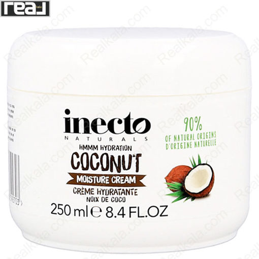 کرم مرطوب کننده و آبرسان اینکتو روغن نارگیل Inecto Coconut Moisture Cream 250ml
