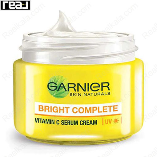 سرم کرمی روشن کننده پوست گارنیر Garnier Bright Complete Serum Cream UV