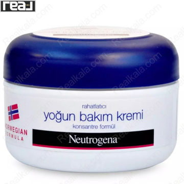 کرم مراقبت غنی نوتروژینا سری Norwegian Formula با فرمول متمرکز و اثر آرامش‌بخش، مناسب پوست خشک و نیازمند مراقبت