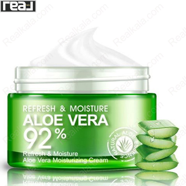 تصویر  کرم مرطوب کننده آلوئه ورا بیو آکوا %92 BIOAQUA REFRESH & MOISTURE ALOE VERA