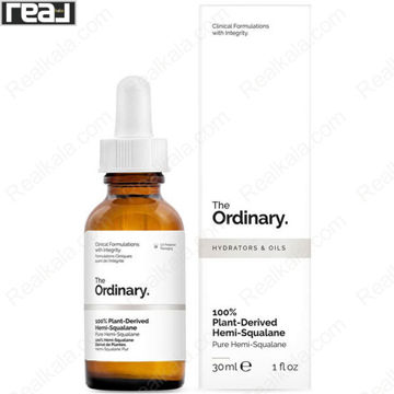 روغن مرطوب‌کننده The Ordinary 100% Plant‑Derived Hemi‑Squalane حجم 30 میلی‌لیتر برای آبرسانی سبک و افزایش نرمی پوست و مو