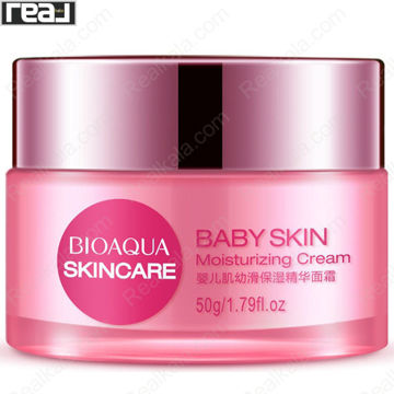 کرم مرطوب کننده بیبی اسکین بیوآکوا مدل Baby Skin Moisturizing Cream با وزن خالص 50 گرم