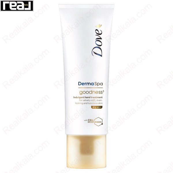 تصویر  کرم دست داو مدل درما اسپا برای پوست های خشک Dove DermaSpa Goodness³ Hand Cream