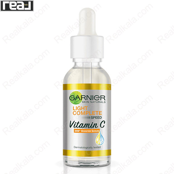 تصویر  سرم ویتامین سی گارنیر Garnier Light Complete Vitamin C 30X Booster Serum 30ml