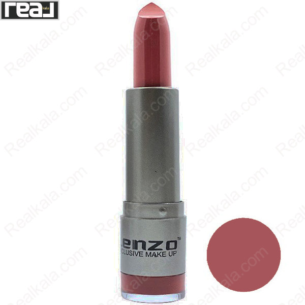 تصویر  رژ لب جامد مخملی لنزو شماره 801 Lenzo Lipstick Exclusive Make Up