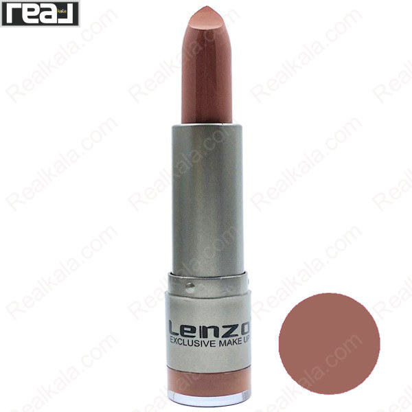 تصویر  رژ لب جامد مخملی لنزو شماره 822 Lenzo Lipstick Exclusive Make Up