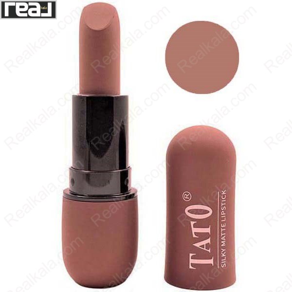 تصویر  رژ لب جامد مات و مخملی تاتو شماره 103 TATO SILKY MATTE LIPSTICK