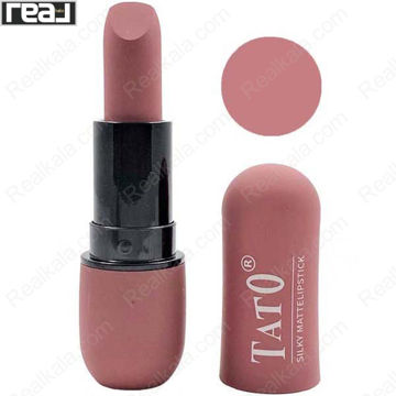 تصویر  رژ لب جامد مات و مخملی تاتو شماره 110 TATO SILKY MATTE LIPSTICK