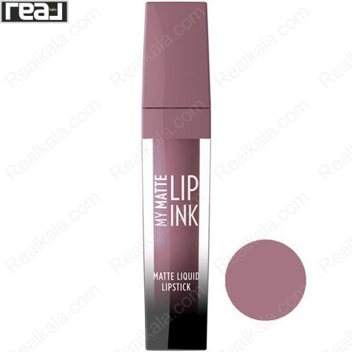 رژ لب مایع مات لیپ اینک گلدن رز شماره 07 Golden Rose My Matte Lip Ink