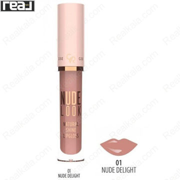 برق لب نود لوک گلدن رز شماره 01 شید Nude Delight