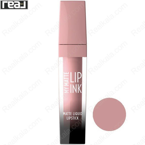 رژ لب مایع مات لیپ اینک گلدن رز شماره 01 Golden Rose My Matte Lip Ink