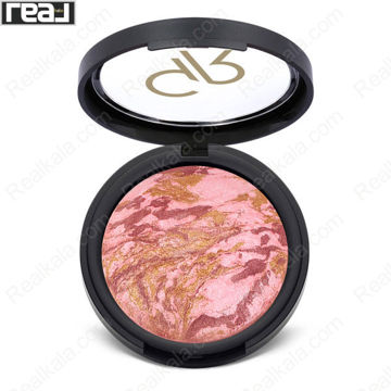 رژگونه گلدن رز مدل Terracotta Stardust شماره 102 با تناژ صورتی رز و رگه طلایی