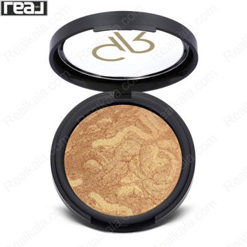 رژگونه گلدن رز مدل Terracotta Stardust شماره 105 با تناژ طلایی شامپاینی و برنز روشن