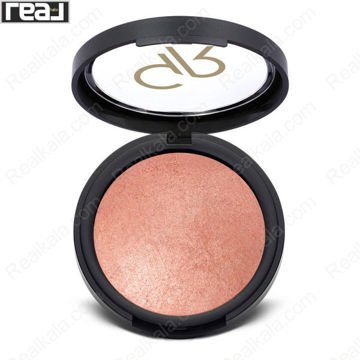 رژگونه گلدن رز مدل Terracotta Stardust شماره 106 با تناژ صورتی هلویی و درخشش ملایم