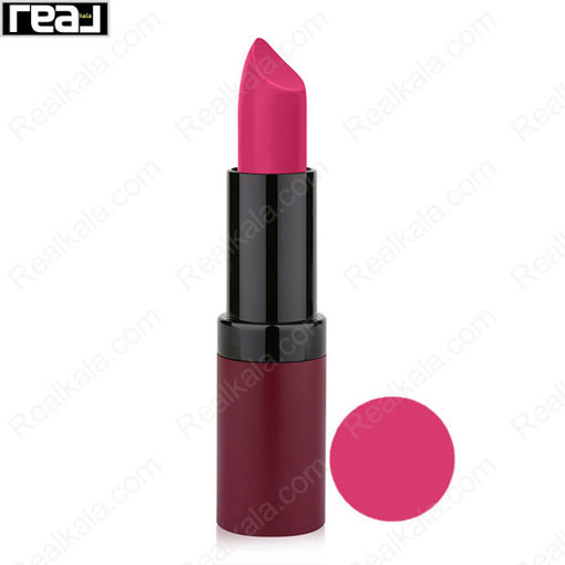 رژ لب جامد مات مخملی گلدن رز شماره 11 Golden Rose Velvet Matte Lipstick