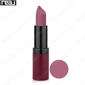 تصویر  رژ لب جامد مات مخملی گلدن رز شماره 14 Golden Rose Velvet Matte Lipstick