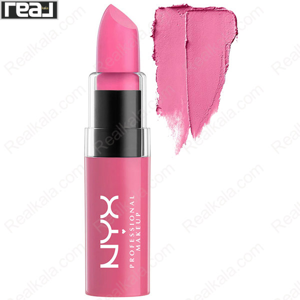 رژ لب جامد کره‌ای نیکس مدل Butter Lipstick شماره BLS14 رنگ اسنوکون