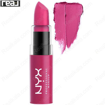 تصویر  رژ لب جامد کره ای نیکس Nyx Butter Lipstick BLS02