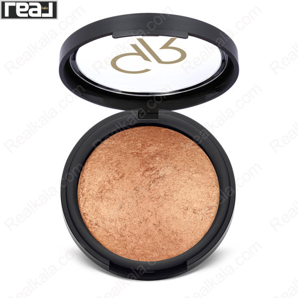 رژگونه گلدن رز مدل Terracotta Stardust شماره 110 با تناژ برنزی طلایی و رگه‌های مسی روشن