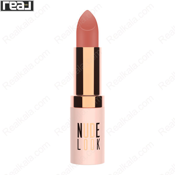 رژ لب مات نود لوک گلدن رز شماره 02 شید Peachy Nude