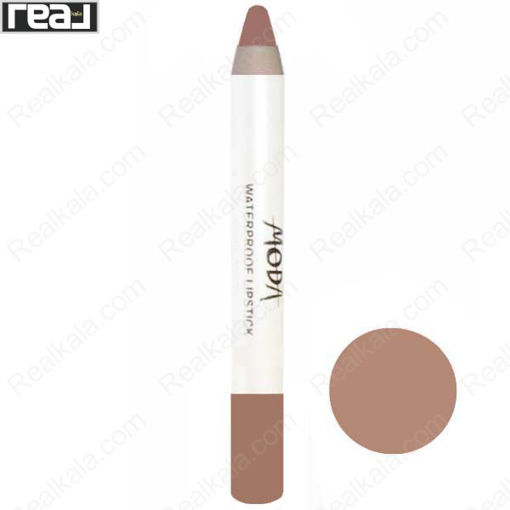 رژ لب مدادی مدا (مودا) شماره Moda Waterproof Lipstick L 102