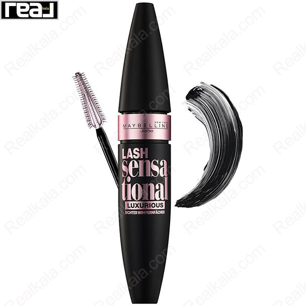 ریمل میبلین Lash Sensational Luxurious با طراحی مشکی صورتی