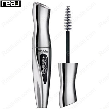 نمای کامل ریمل DEBORAH مدل Extraordinary 5 in 1 با طراحی نقره‌ای