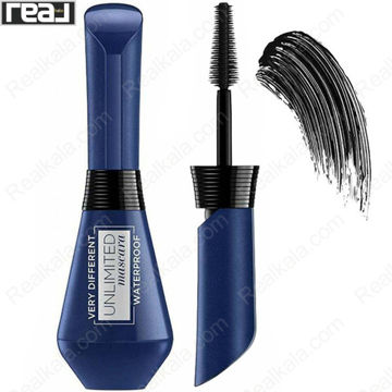 نمای کامل ریمل LOreal مدل Unlimited Waterproof مشکی