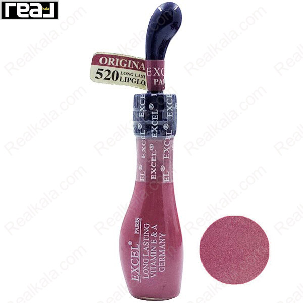رژ لب مایع مات 24 ساعته اکسل شماره 544 EXCEL LONG LASTING VITAMIN E & A GERMANY