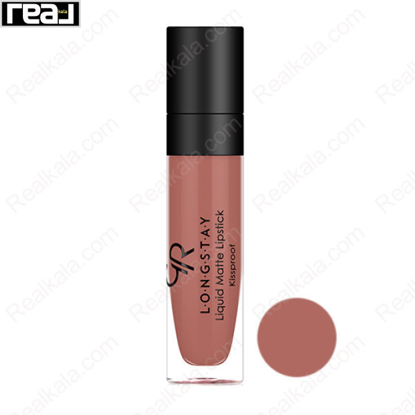 تصویر  رژ لب مایع مات بادوام گلدن رز شماره 16 Golden Rose Longstay Liquid Matte Lipstick