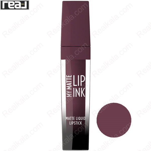 تصویر  رژ لب مایع مات لیپ اینک گلدن رز شماره 14 Golden Rose My Matte Lip Ink