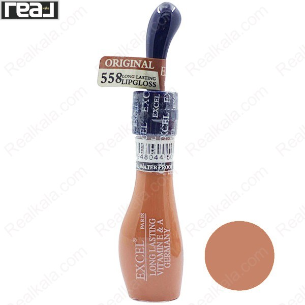 تصویر  رژ لب مایع اکسل شماره ۵۵۸ مات ۲۴ ساعته EXCEL LONG LASTING VITAMIN E & A GERMANY 558
