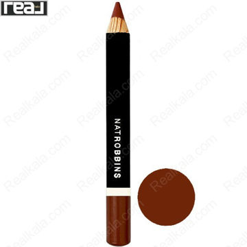 رژ لب مدادی ماندگار ناتروبینز مدل Cinnamon LM07 رنگ قهوه‌ای دارچینی تیره