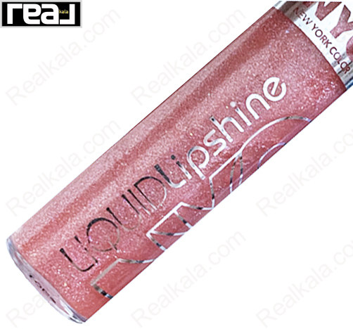 نمای نزدیک لیپ گلاس صورتی شاین NYC Liquid Lipshine شماره 577 Pink Cosmo