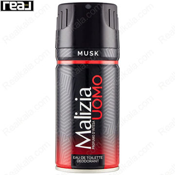 اسپری مالیزیا یومو مدل ماسک (مشک) Malizia Uomo Musk Spray 150ml